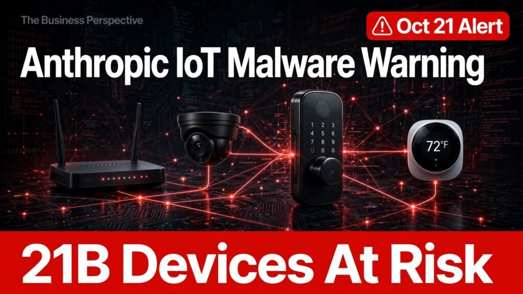 Anthropic IoT malware warning