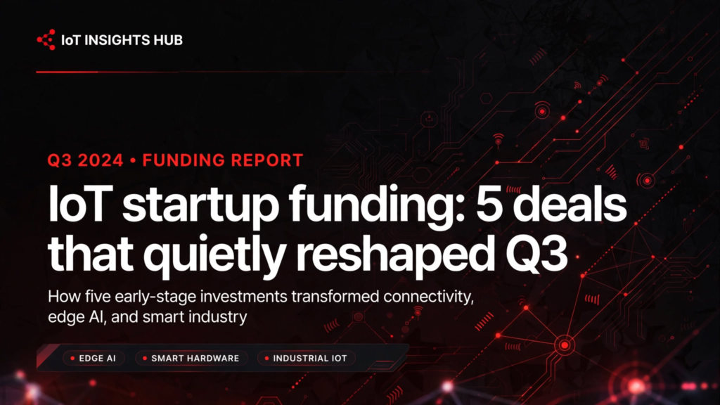 IoT startup funding