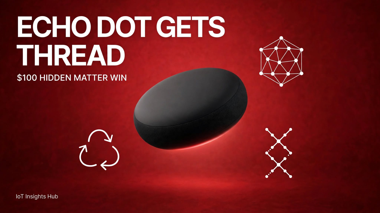 Echo Dot Thread border router Matter new $100 Echo Dot with Thread border router built-in red premium cover